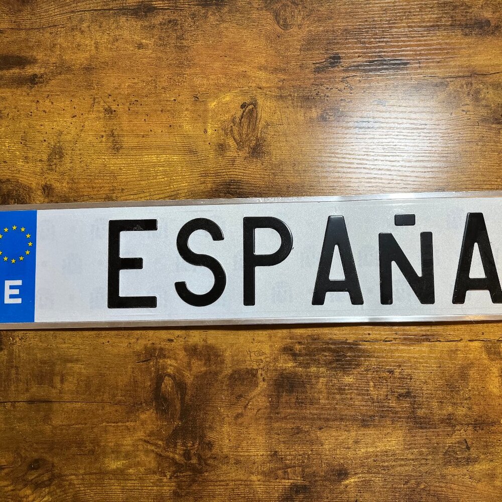 License Plate Espana